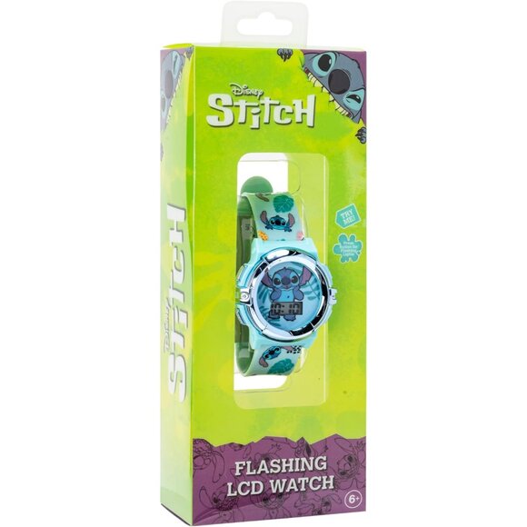 Disney Stitch Kids LCD Watch – Flashing Light-Up Dial, Digital Time Display, Adj - Picture 10 of 10